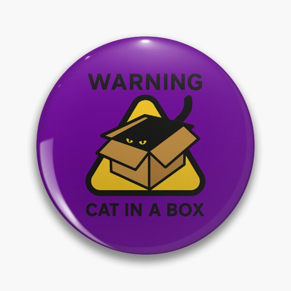 Item preview, Warning: Cat in a box! designed and sold by KorvusArt.