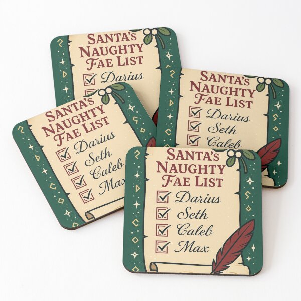 Item preview, Santa’s Naughty Fae List - Zodiac Academy Inspired designed and sold by UGLibrary.