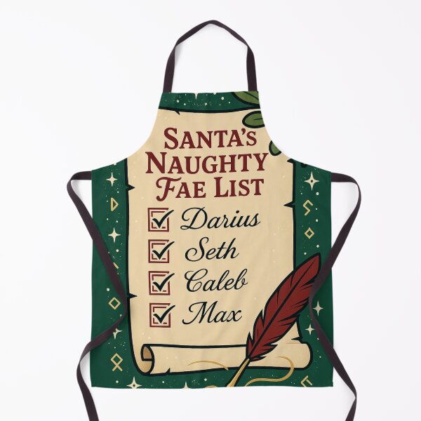 Item preview, Santa’s Naughty Fae List - Zodiac Academy Inspired designed and sold by UGLibrary.