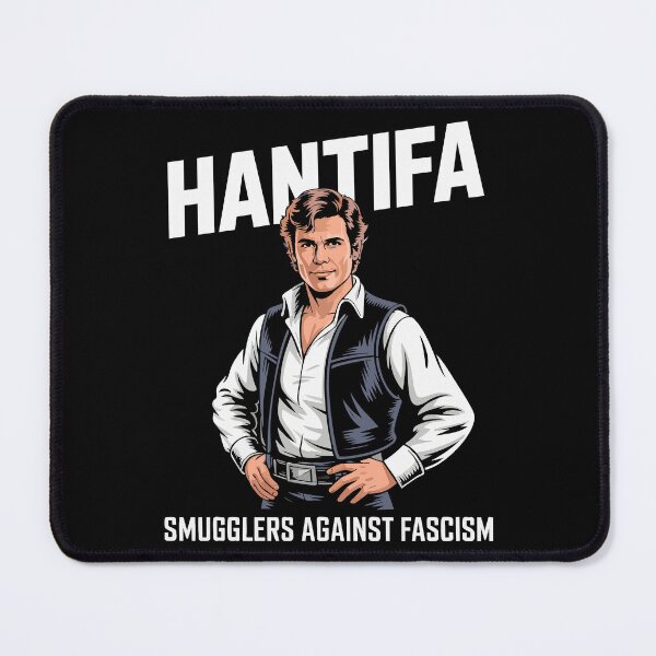 Item preview, ANTIFA HANTIFA Space Smuggler Solo Star Space Political No Kings designed and sold by w1ckerman.