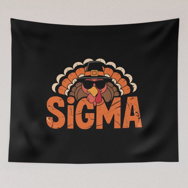 Item preview, Thanksgiving Turkey Sigma Cool Meme Fall designed and sold by BakeryDozen.
