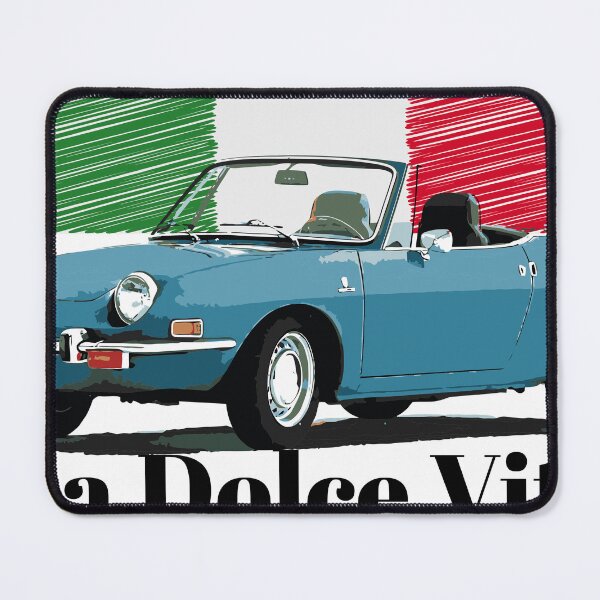 Item preview, 850 Spyder – Classic Italian Spyder – Vintage Roadster Elegance T-Shirt designed and sold by tupaffi.