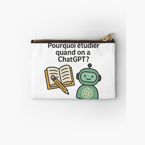 Item preview, Pourquoi étudier quand on a ChatGPT ? | Why Study When You Have ChatGPT? designed and sold by JonathanP514.