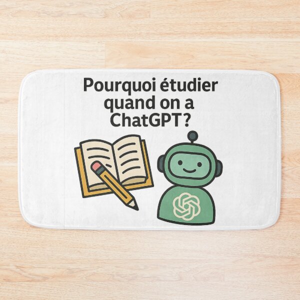 Item preview, Pourquoi étudier quand on a ChatGPT ? | Why Study When You Have ChatGPT? designed and sold by JonathanP514.