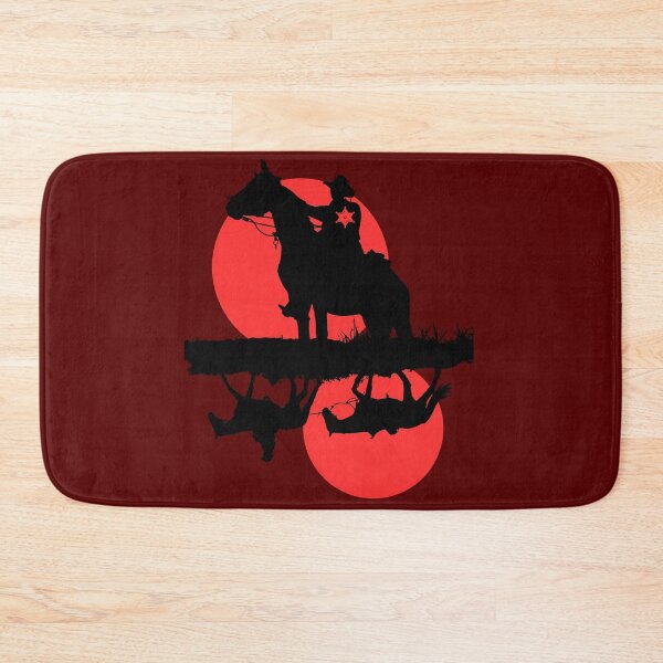 Item preview, Red Sunset Cowboy - Wild West Silhouette Rider designed and sold by IREMORHAN.