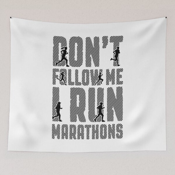 Item preview, Marathon Runner Don't Follow Me I Run Marathons Running designed and sold by GrandeDuc.