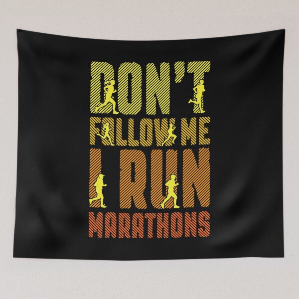 Item preview, Marathon Runner Don't Follow Me I Run Marathons Running designed and sold by GrandeDuc.