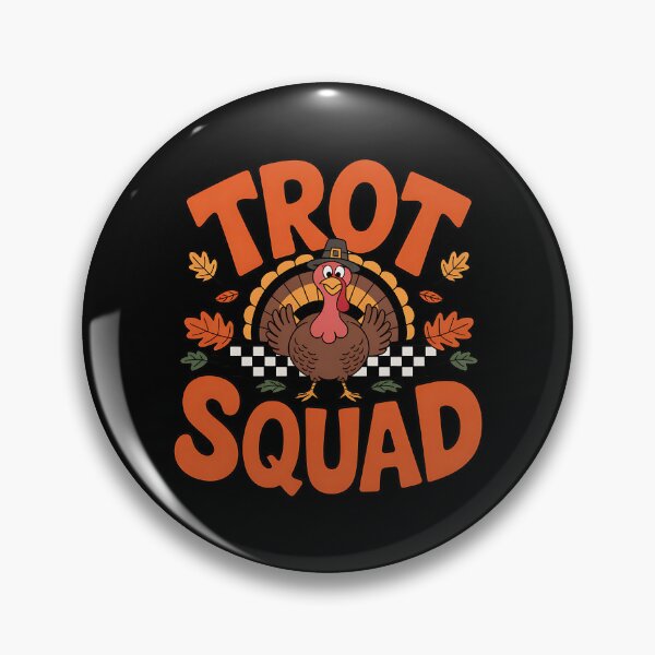 Artikelvorschau, Thanksgiving Truthahn Trot Squad Lustiger Herbst entworfen und verkauft von BakeryDozen.