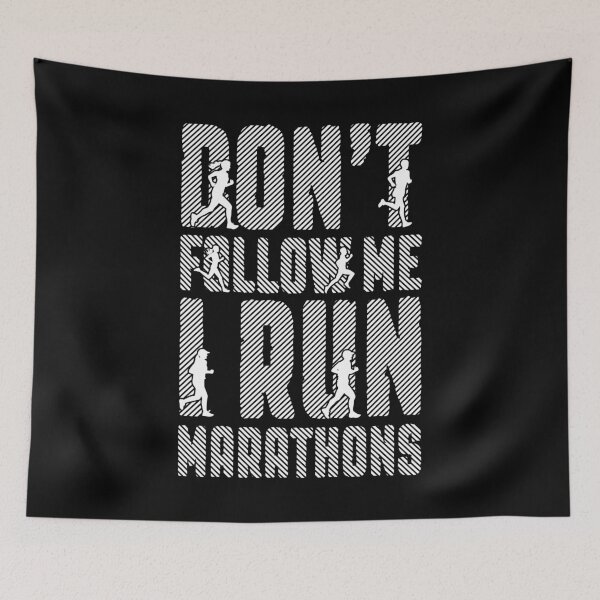Item preview, Marathon Runner Don't Follow Me I Run Marathons Running designed and sold by GrandeDuc.