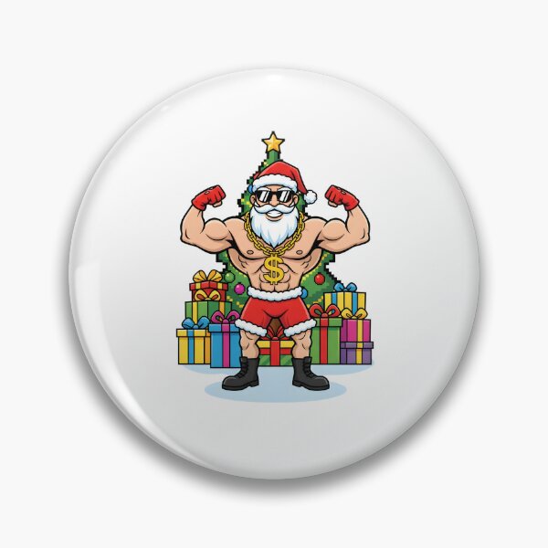 Item preview, Swole Santa Claus Bodybuilder designed and sold by NewYorkColours.