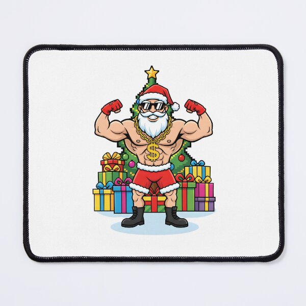 Item preview, Swole Santa Claus Bodybuilder designed and sold by NewYorkColours.
