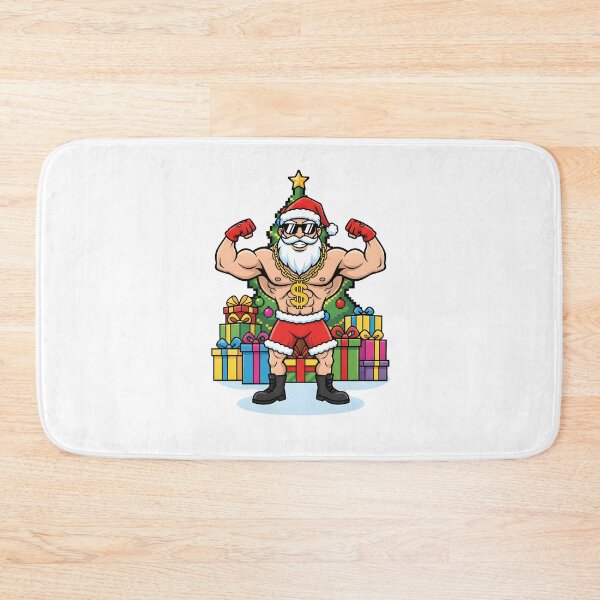 Item preview, Swole Santa Claus Bodybuilder designed and sold by NewYorkColours.
