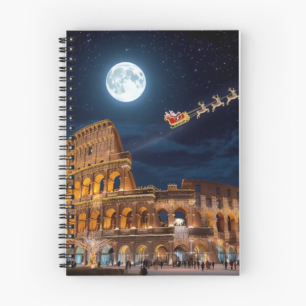 Item preview, Rome Italy Santas Sleigh Over the Colosseum designed and sold by acceleratorhams.