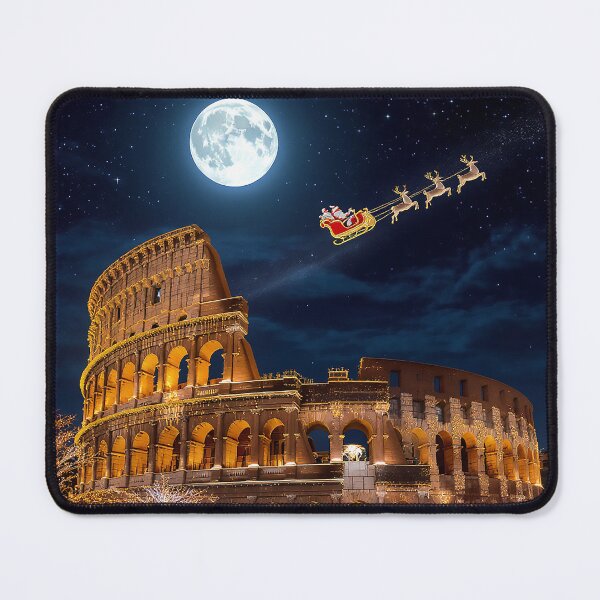 Item preview, Rome Italy Santas Sleigh Over the Colosseum designed and sold by acceleratorhams.