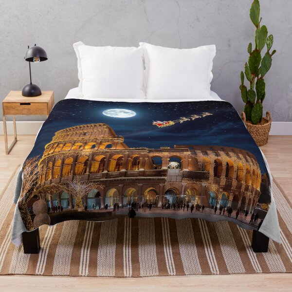 Item preview, Rome Italy Santas Sleigh Over the Colosseum designed and sold by acceleratorhams.