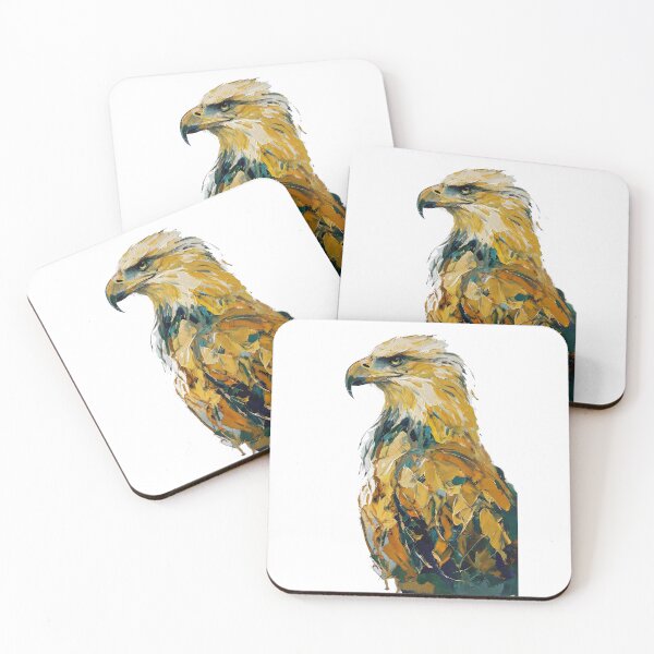 Item preview, Bold Golden Eagle Portrait designed and sold by caracatita75.