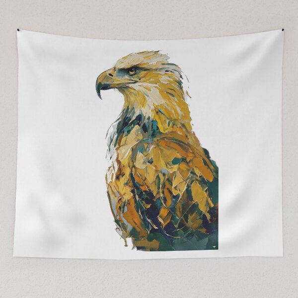 Item preview, Bold Golden Eagle Portrait designed and sold by caracatita75.