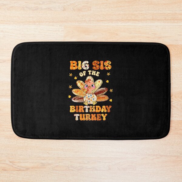 Item preview, Big Sis Of The Birthday Turkey Bow Family Matching Sister  designed and sold by JEFDodsonArt.