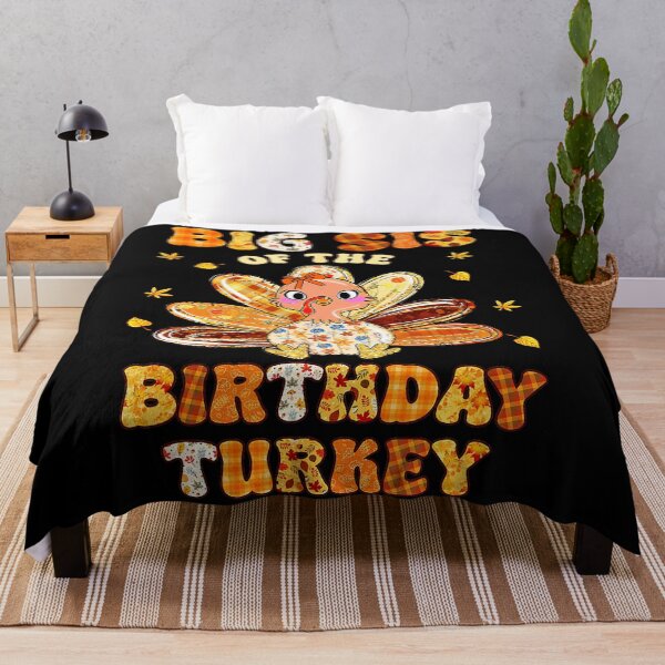 Item preview, Big Sis Of The Birthday Turkey Bow Family Matching Sister designed and sold by JEFDodsonArt.