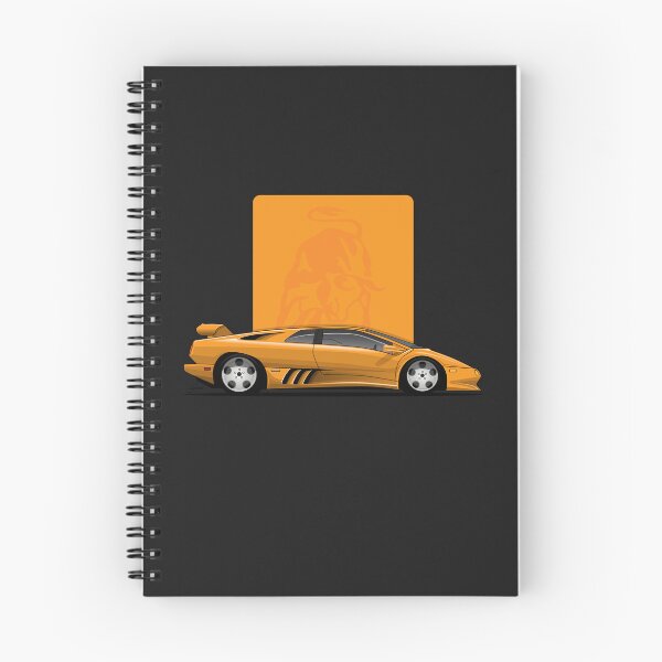 Item preview, Lambo Diablo Orange illustration designed and sold by blackdogshop.