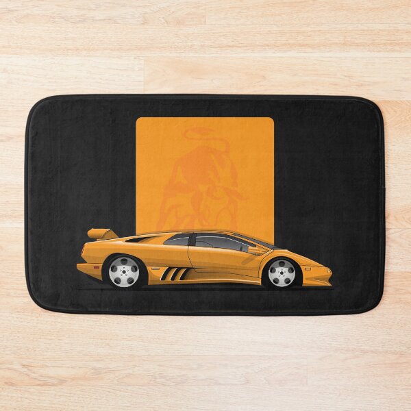 Item preview, Lambo Diablo Orange illustration designed and sold by blackdogshop.