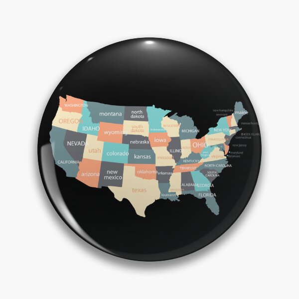Item preview, Map of the United States designed and sold by Design4uStudio.