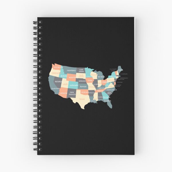 Item preview, Map of the United States designed and sold by Design4uStudio.