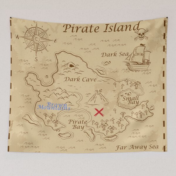 Item preview, Treasure map designed and sold by Design4uStudio.