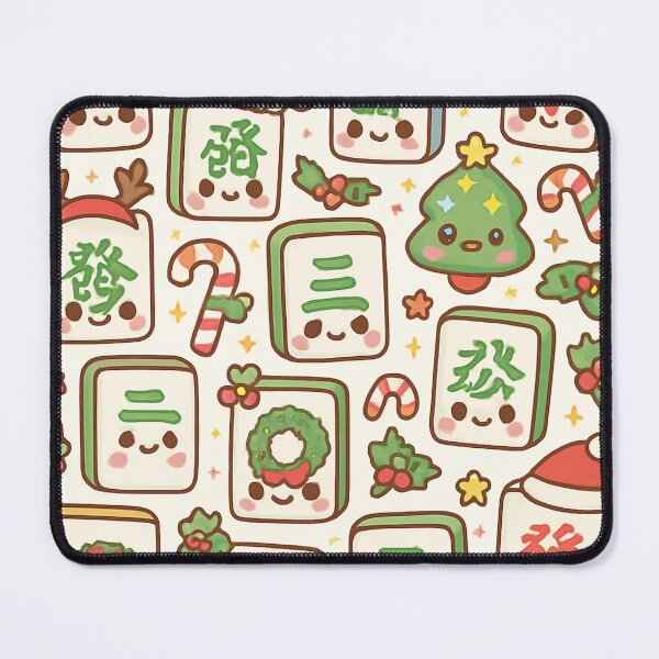 Item preview, Christmas Mahjong Tile Pattern Design designed and sold by Best Pattern⭐⭐⭐⭐⭐.