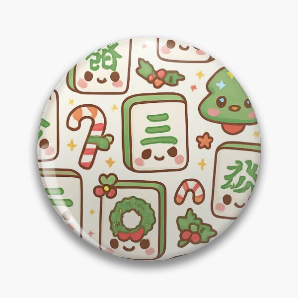 Item preview, Christmas Mahjong Tile Pattern Design designed and sold by Best Pattern⭐⭐⭐⭐⭐.