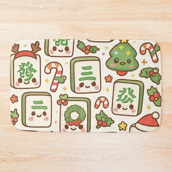 Item preview, Christmas Mahjong Tile Pattern Design designed and sold by Best Pattern⭐⭐⭐⭐⭐.