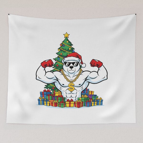 Item preview, Swole Polar Bear Bodybuilder designed and sold by NewYorkColours.