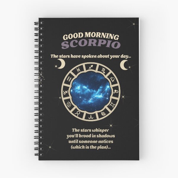 Item preview, Good Morning Scorpio Horoscope - Zodiac Academy Inspired designed and sold by UGLibrary.