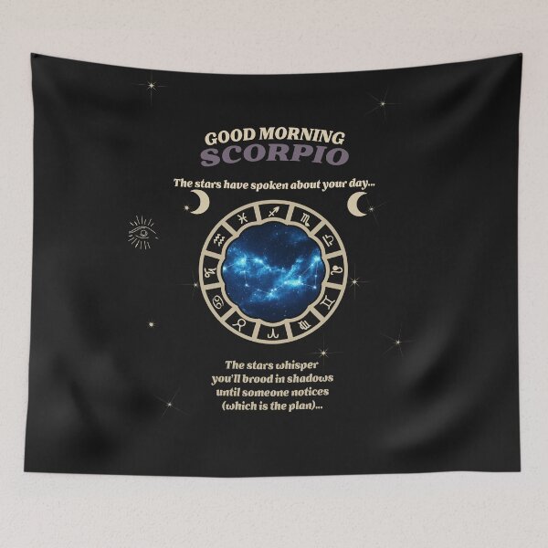 Item preview, Good Morning Scorpio Horoscope - Zodiac Academy Inspired designed and sold by UGLibrary.