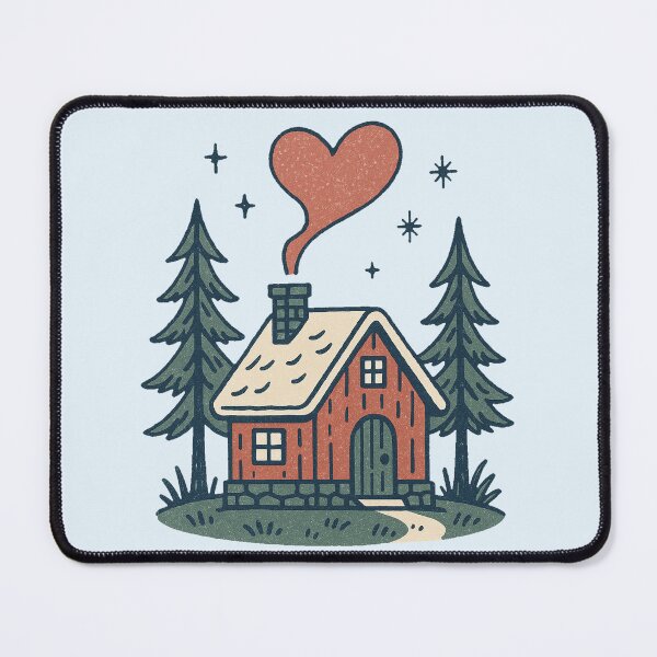 Item preview, Cozy Cabin Night – Winter Retreat designed and sold by PrintSmithArt.