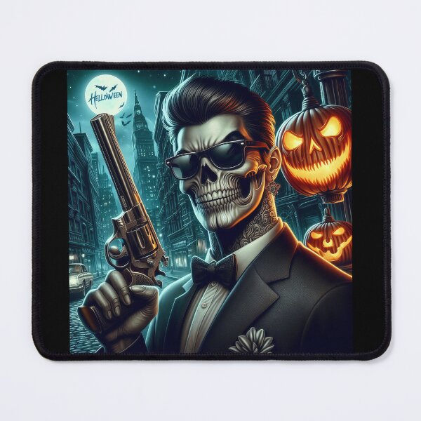 Item preview, Gangster Skeleton Stylish Halloween Night designed and sold by Voodoo Store Paranormal Collections.