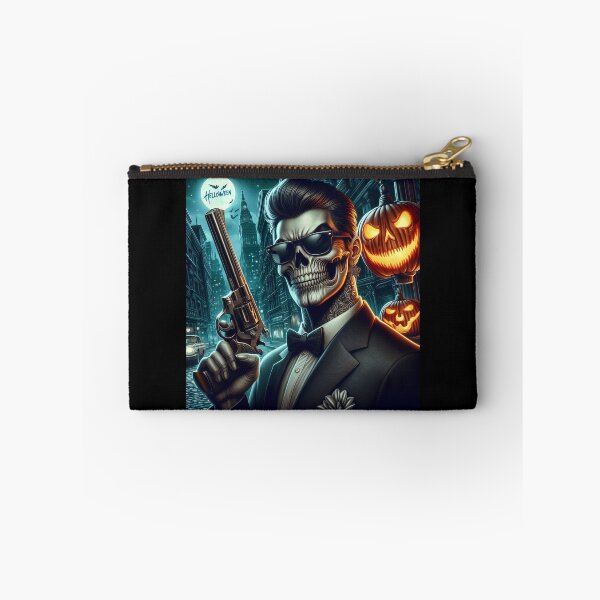 Item preview, Gangster Skeleton Stylish Halloween Night designed and sold by Voodoo Store Paranormal Collections.