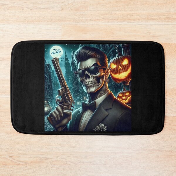 Item preview, Gangster Skeleton Stylish Halloween Night designed and sold by Voodoo Store Paranormal Collections.