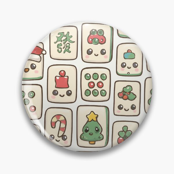Item preview, Christmas Mahjong Tile Pattern Design designed and sold by Best Pattern⭐⭐⭐⭐⭐.