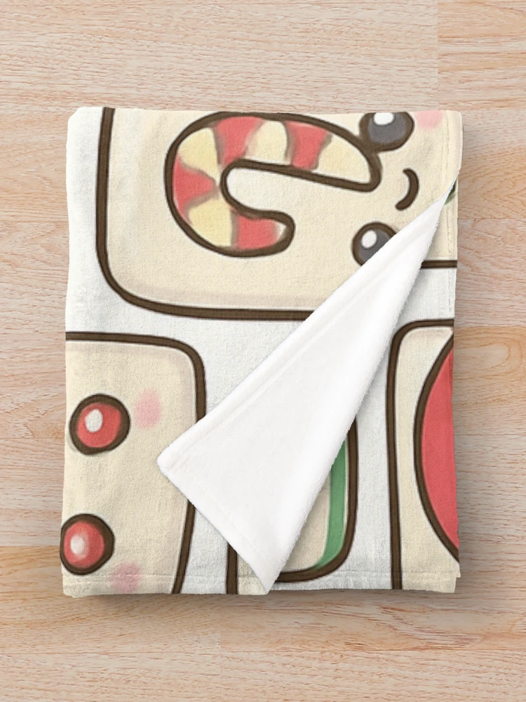 Thumbnail 3 of 6, Throw Blanket, Christmas Mahjong Tile Pattern Design designed and sold by Best Pattern⭐⭐⭐⭐⭐.