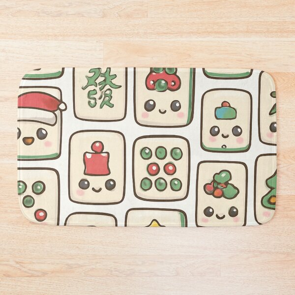 Item preview, Christmas Mahjong Tile Pattern Design designed and sold by Best Pattern⭐⭐⭐⭐⭐.