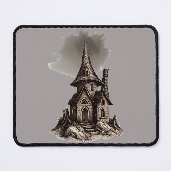 Item preview, Gothic Fantasy House Under Dark Cloud designed and sold by tinkeybabes.