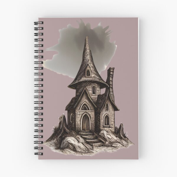 Item preview, Gothic Fantasy House Under Dark Cloud designed and sold by tinkeybabes.