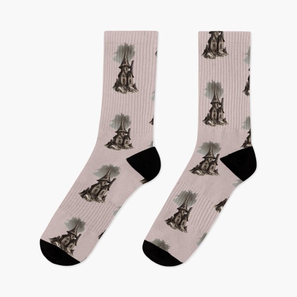 Item preview, Gothic Fantasy House Under Dark Cloud designed and sold by tinkeybabes.