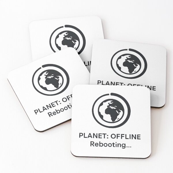 Item preview, Planet Offline – Digital Earth Rebooting Design for Tech Lovers and Environmentalists designed and sold by Geafixy.