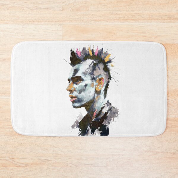 Item preview, Vibrant Punk Portrait designed and sold by caracatita75.