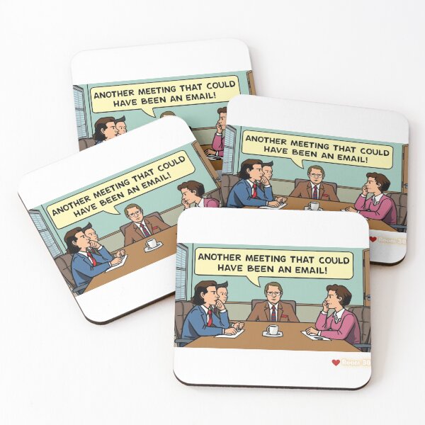 Item preview, Sarcastic Office Meeting Joke designed and sold by Room303Ltd.