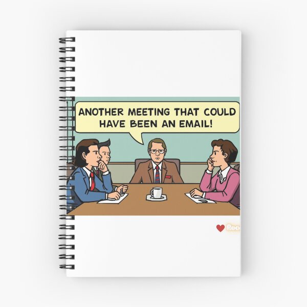 Item preview, Chiste sarcástico sobre reuniones de oficina designed and sold by Room303Ltd.