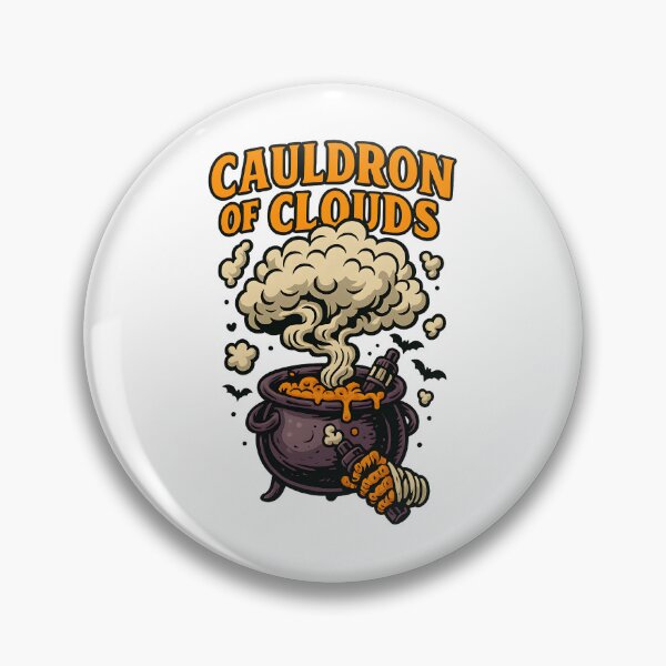 Artikelvorschau, Cauldron of Clouds – Halloween Vape Design entworfen und verkauft von House of Taste Vape Designs.