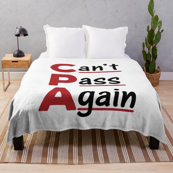 Item preview, Funny CPA Exam Can't Pass Again designed and sold by jaygo.